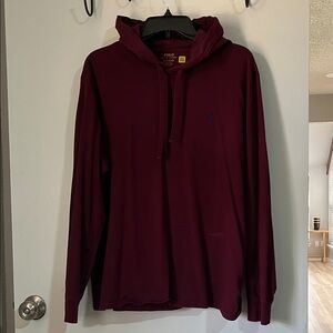 Polo by Ralph Lauren Men's maroon t-shirt Hoodie